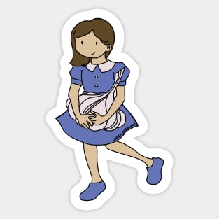 xoxo, garlic girl Sticker